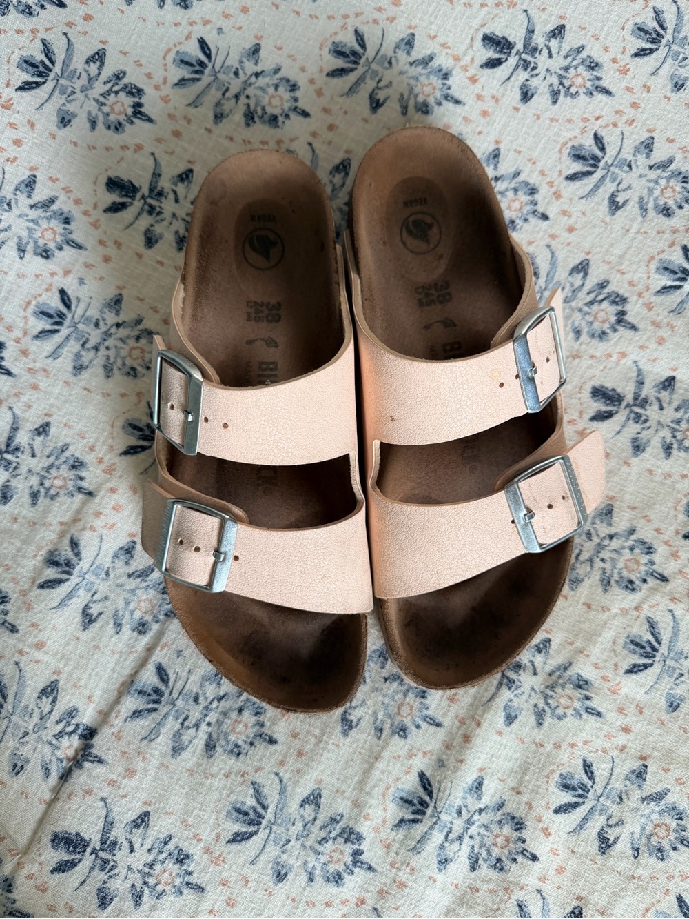 Birkenstock Pink Double Buckle Sandals - Picture 2 of 3